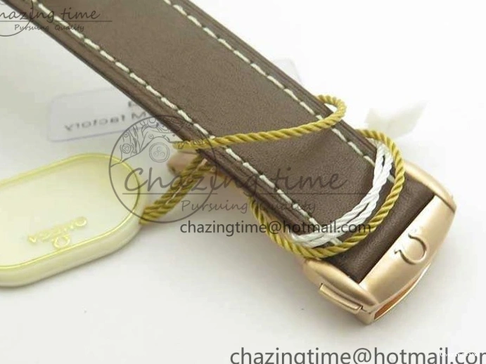 0324 Minimalist Speedmaster ’57 Co-Axial SS RG OMF 1:1 Best Edition White Dial On Leather Strap A9300 (Free Leather Strap) 8072